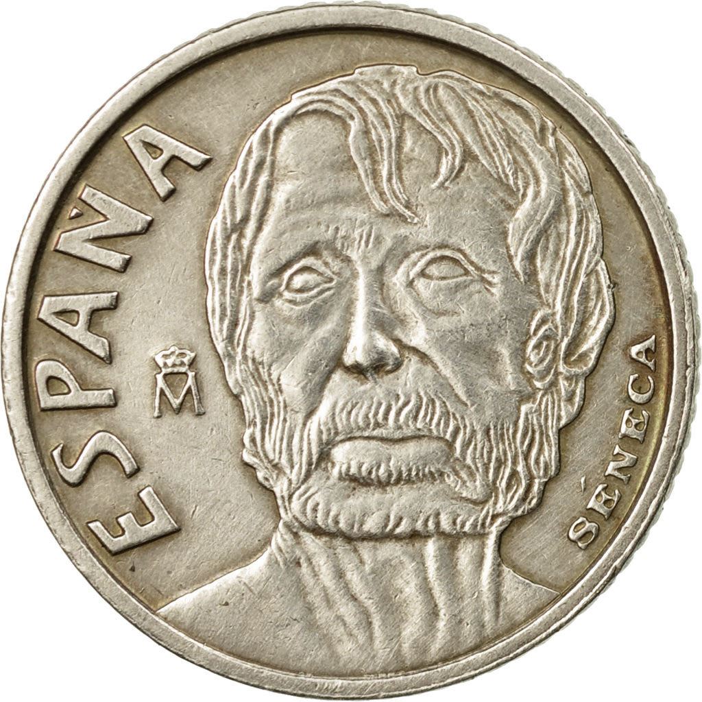 Ispanija | 10 pesetų moneta | Filosofas Lucijus Annejus Seneka | Kordobos vartai | Km:982 | 1997