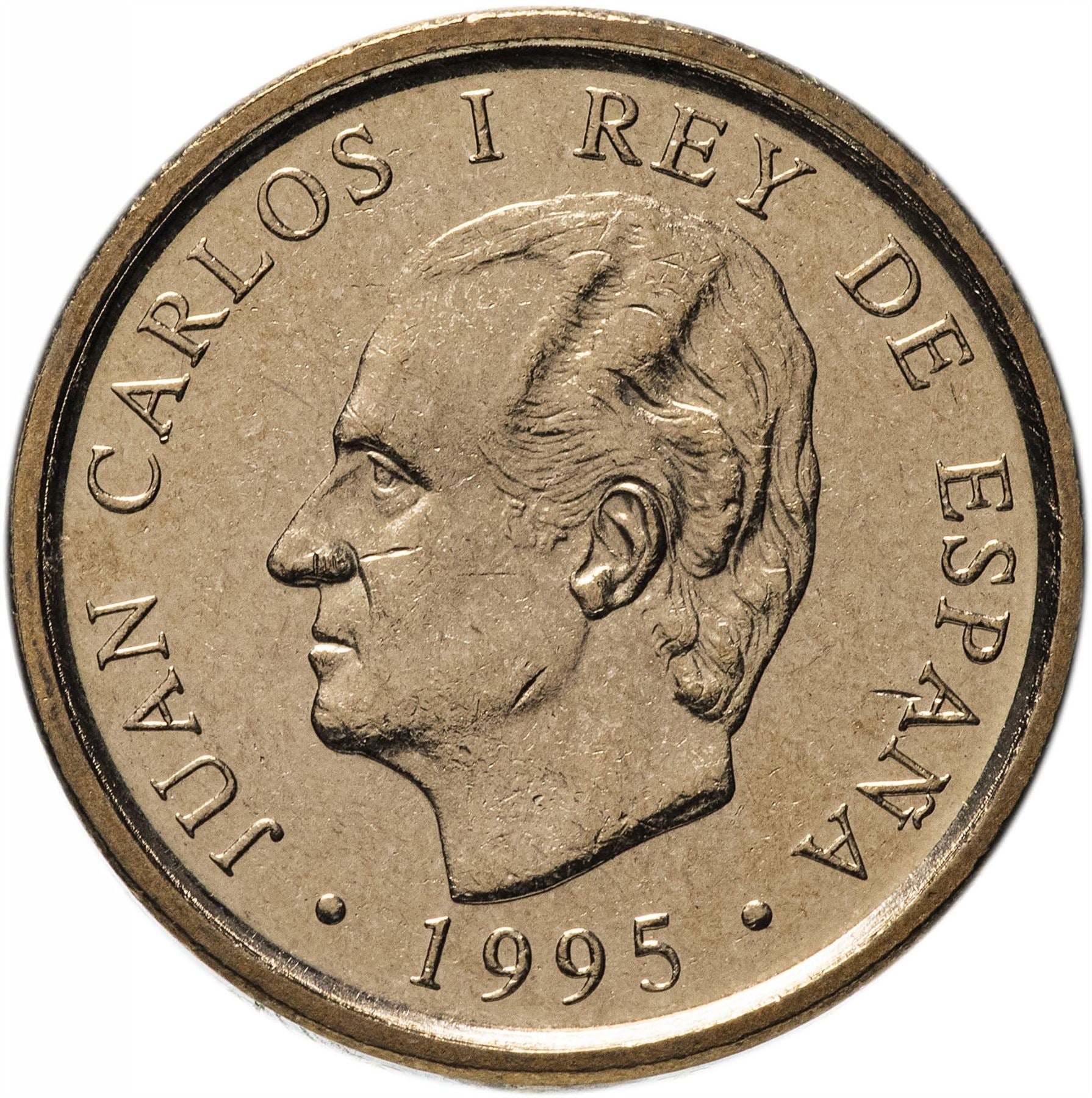 Ispanija 100 pesetų – Juan Carlos I FAO moneta KM950 1995