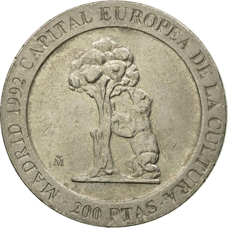 the money tree 1992 Spain 200 Pesetas