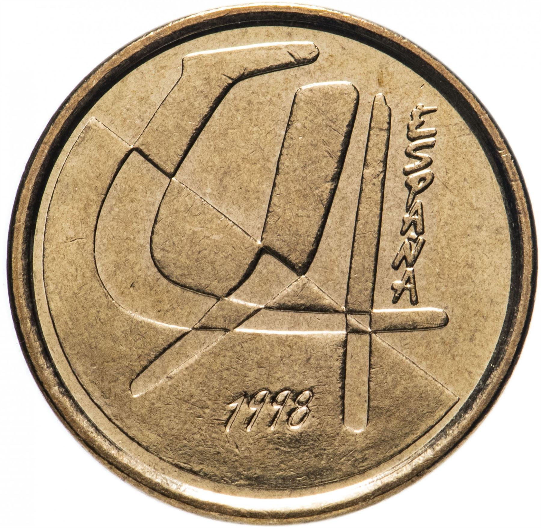 Spagna 5 Pesetas - Moneta Juan Carlos I 1989 - 2001 KM 833