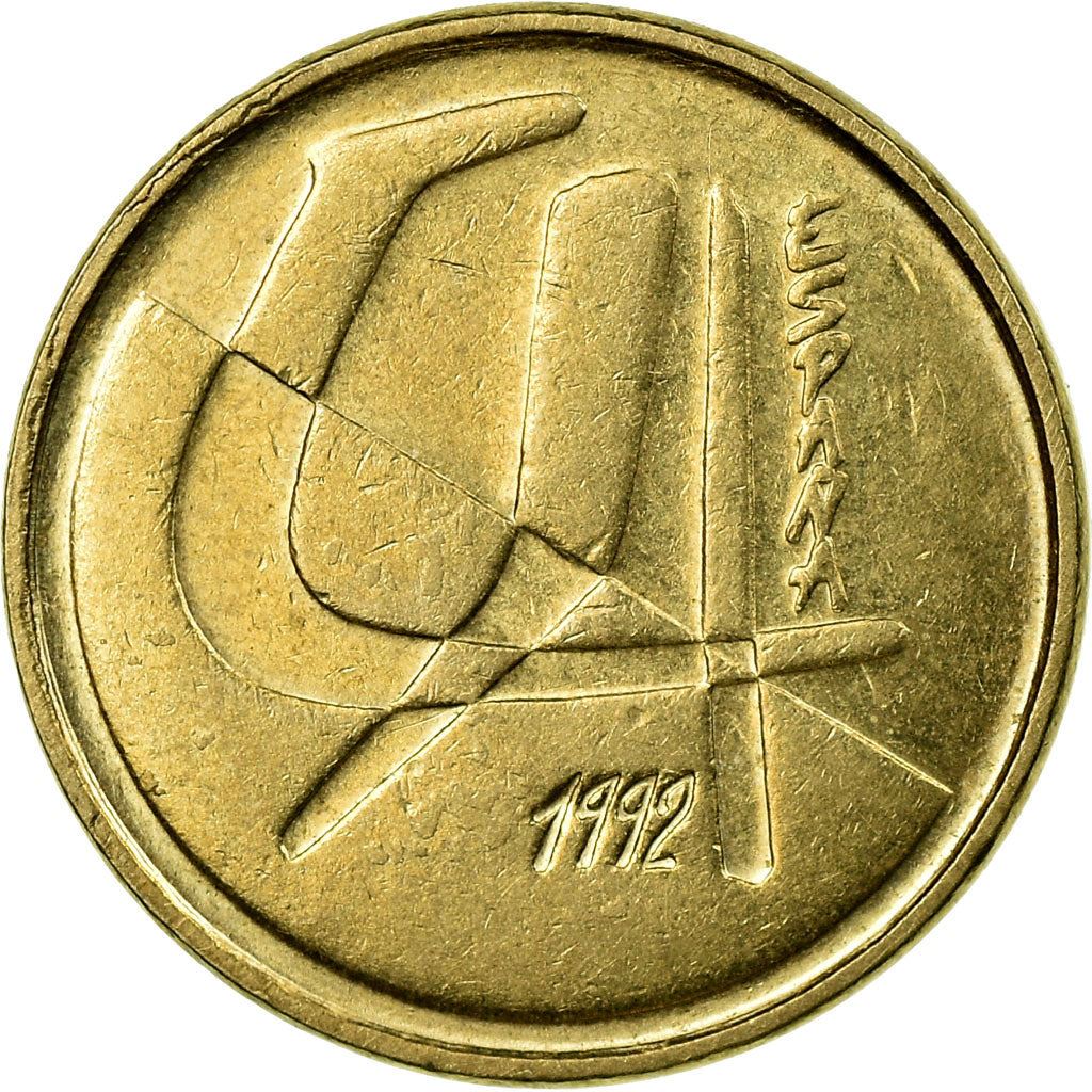 Spain 5 Pesetas - Juan Carlos I Coin 1989 - 2001 KM 833