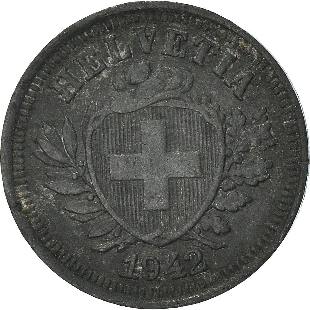 Switzerland Coin Swiss 1 Rappen | Hat | Feather | KM3a | 1942 - 1946