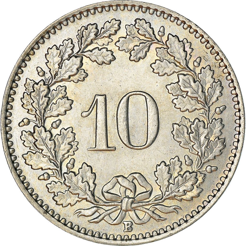 Switzerland Coin Swiss 10 Rappen | Goddess of Liberty Libertas | KM27 | 1879 - 2021
