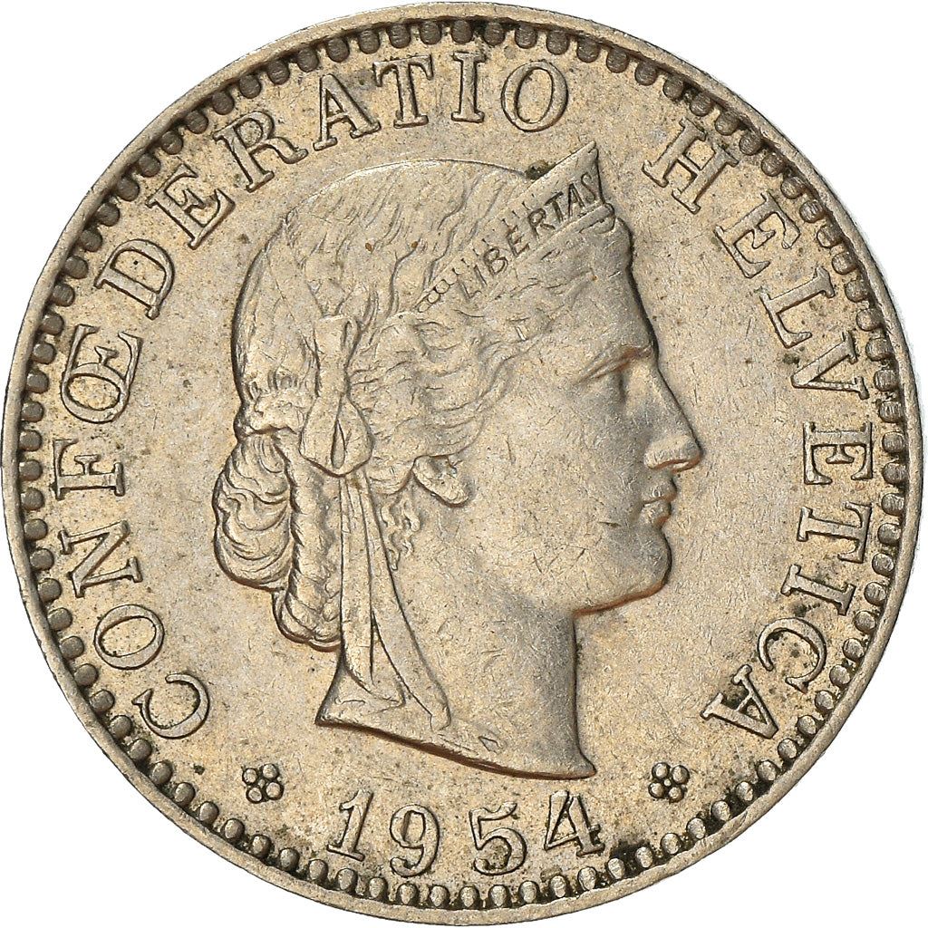 Switzerland | Swiss | 20 Rappen Coin | Goddess of Liberty Libertas | KM29a | 1939 - 2021