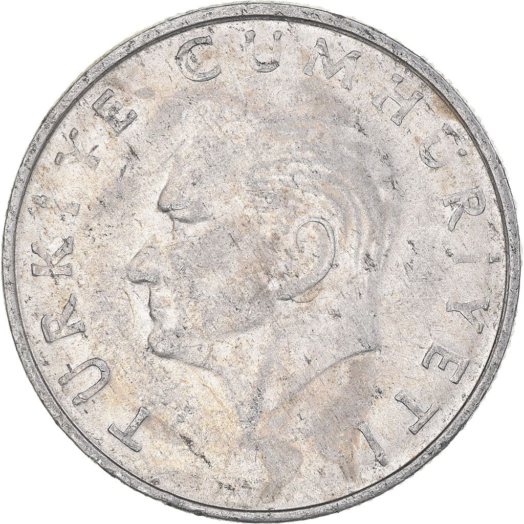 Turkey Coin Turkish 25 Lira | President Mustafa Kemal Ataturk | Moon Star | KM975 | 1985 - 1989