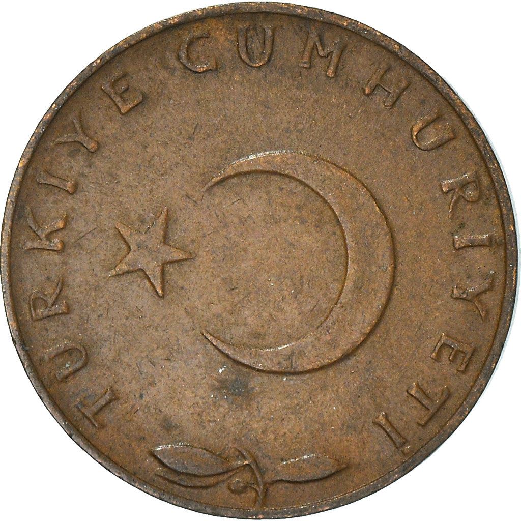 Turkey Coin Turkish 5 Kurus | Istanbul | Moon Star | KM890.1 | 1958 - 1974