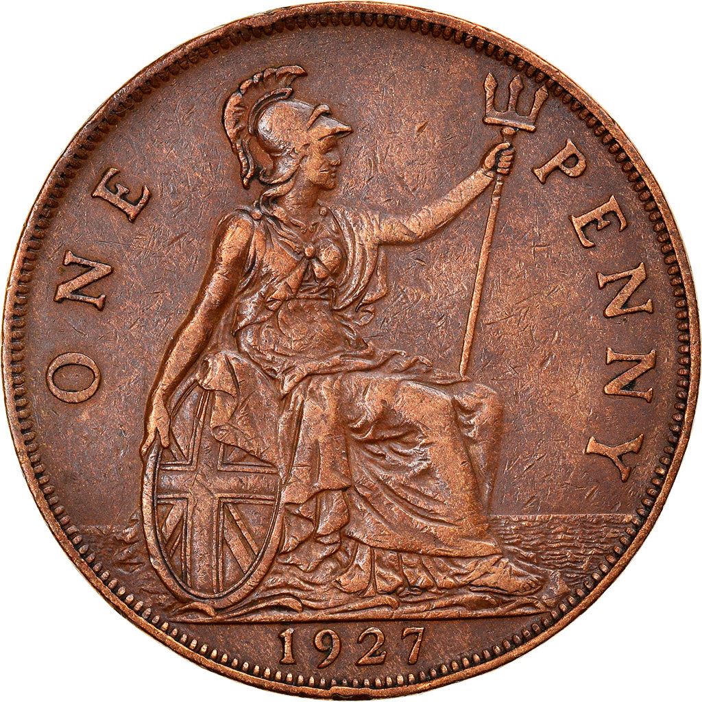 United Kingdom | 1 Penny Coin | George V | KM:826 | 1926 - 1927