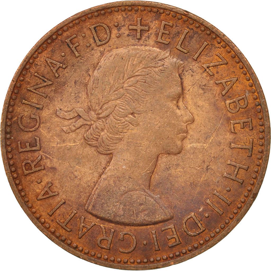United Kingdom | 1 Penny Coin | Britannia | KM:897 | 1954 - 1970
