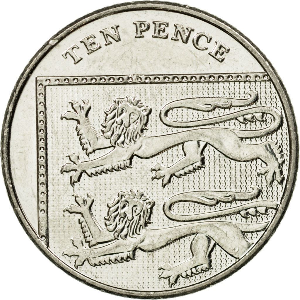 United Kingdom | 10 Pence Coin | Elizabeth II | KM:1335 | 2015 - 2022