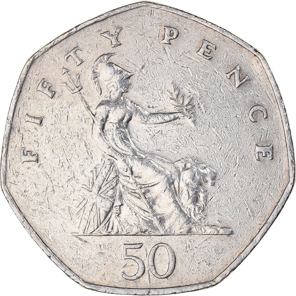 Regno Unito | Moneta da 50 Pence | Britannia | Km:932 | 1982 - 1984