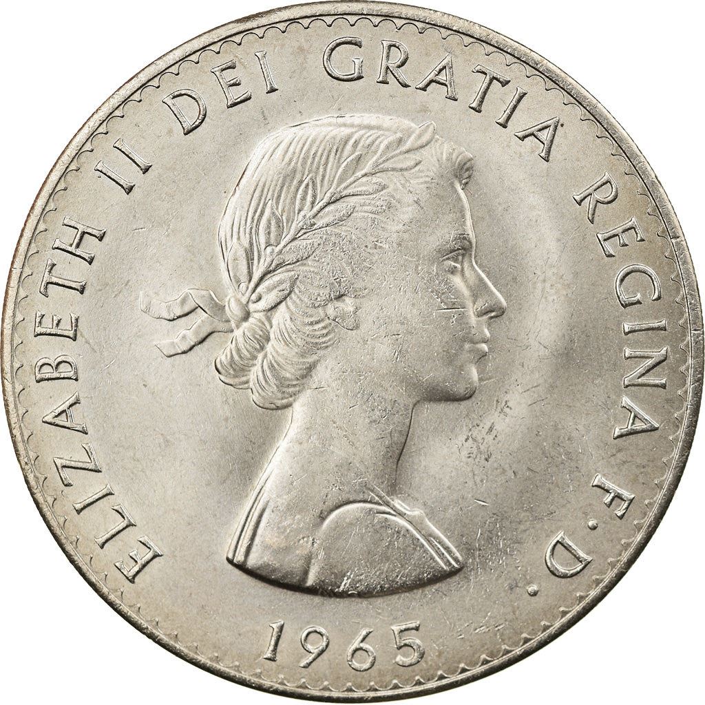 United Kingdom | 1 Crown Coin | Churchill | KM:910 | 1965