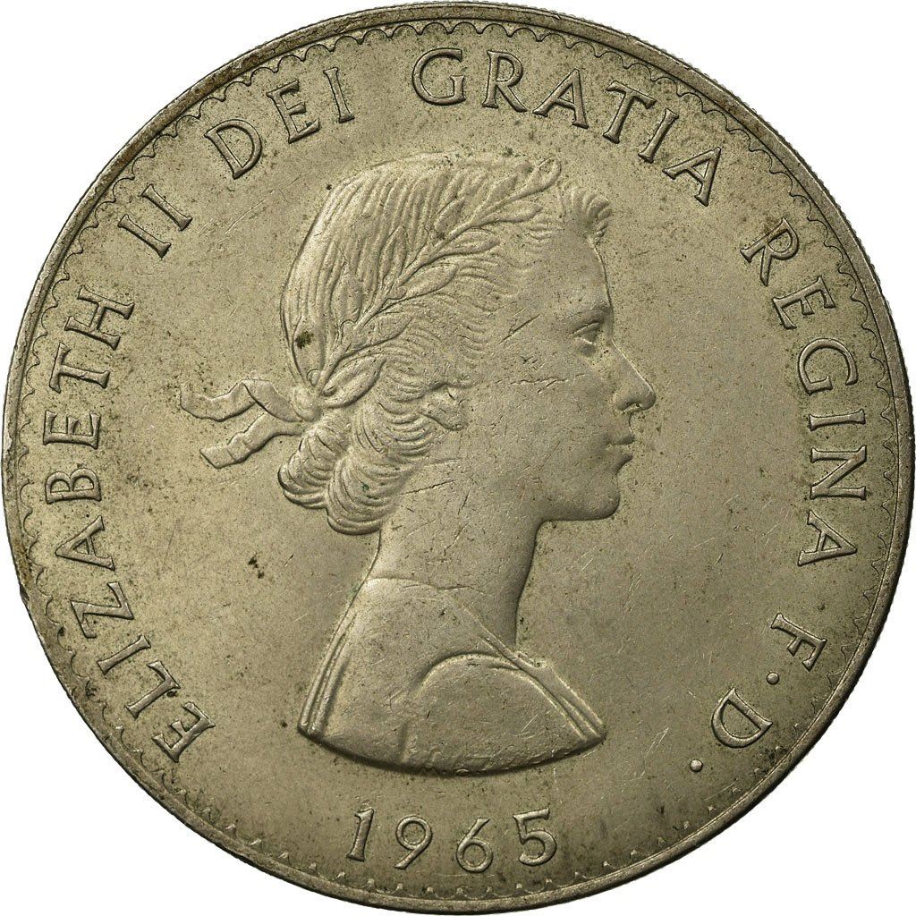 United Kingdom | 1 Crown Coin | Churchill | KM:910 | 1965