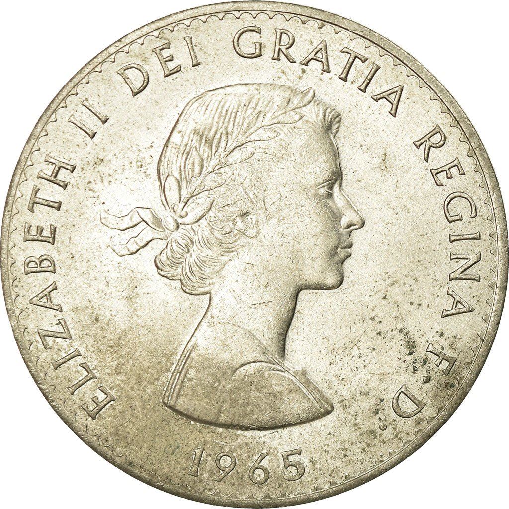 United Kingdom | 1 Crown Coin | Churchill | KM:910 | 1965