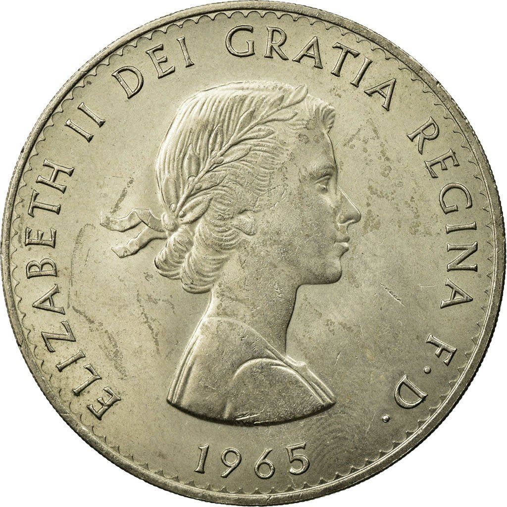 United Kingdom | 1 Crown Coin | Churchill | KM:910 | 1965