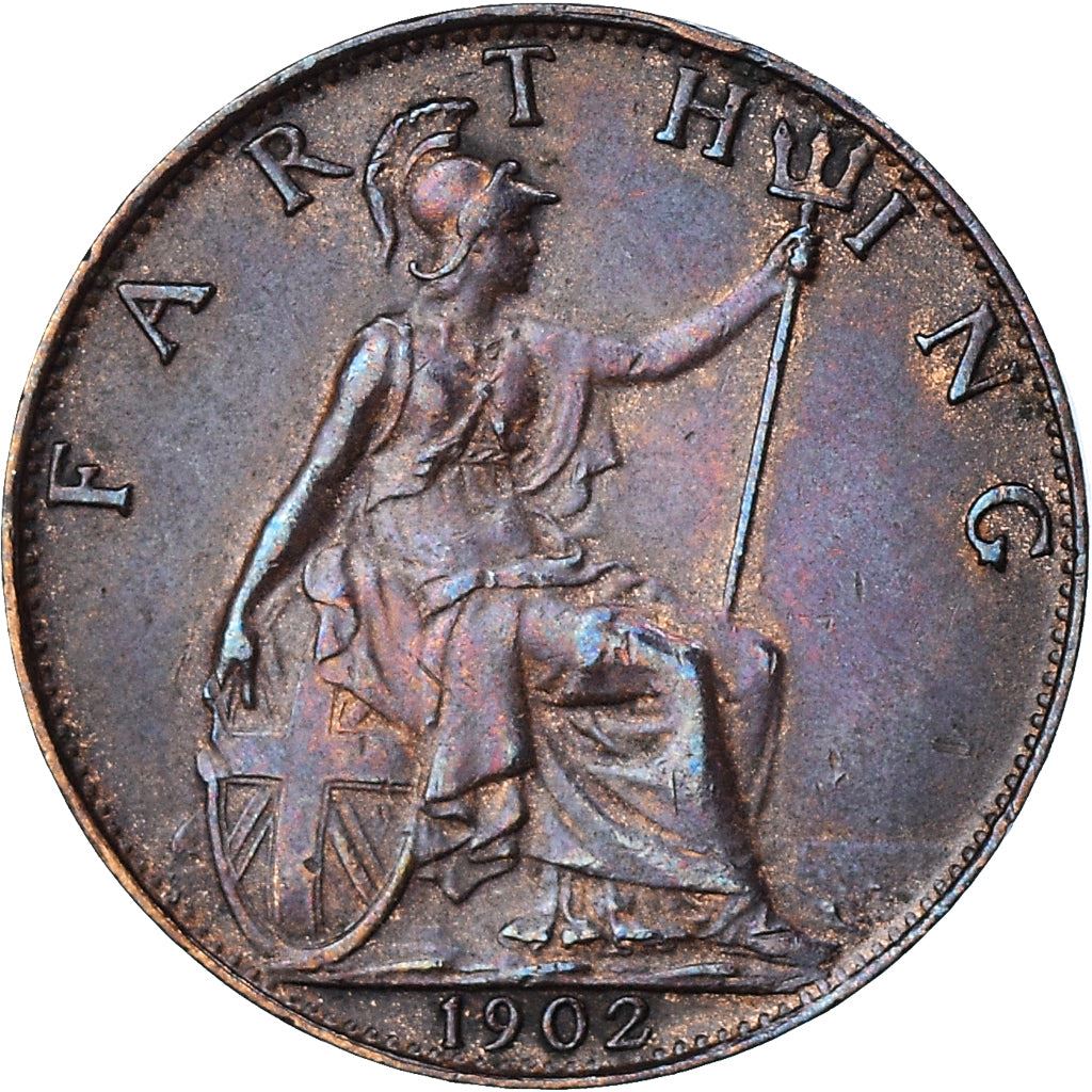 United Kingdom | 1 Farthing Coin | Edward VII | KM:792 | 1902 - 1910