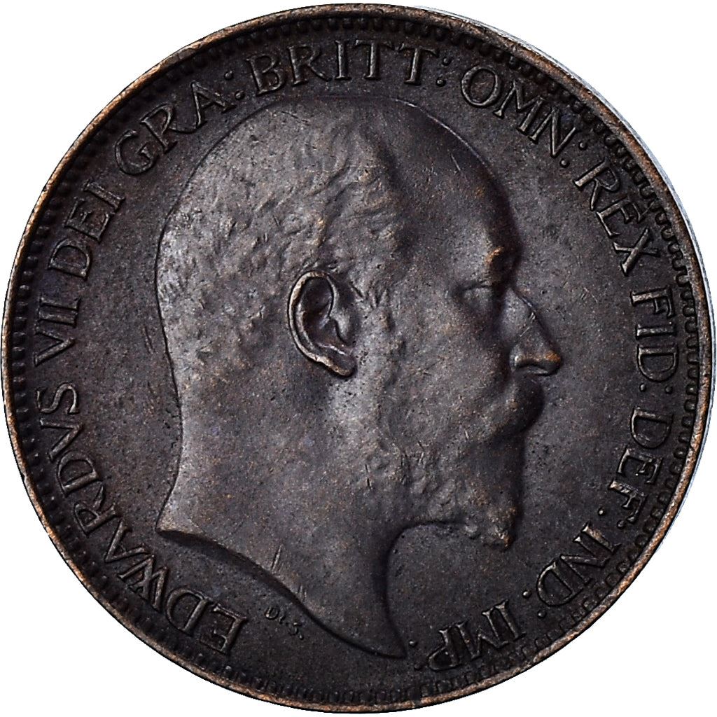 United Kingdom | 1 Farthing Coin | Edward VII | KM:792 | 1902 - 1910