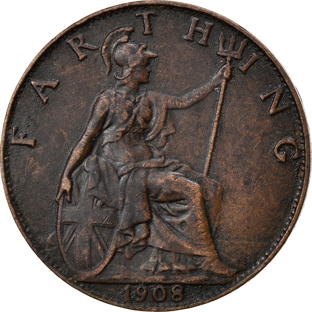 United Kingdom | 1 Farthing Coin | Edward VII | KM:792 | 1902 - 1910