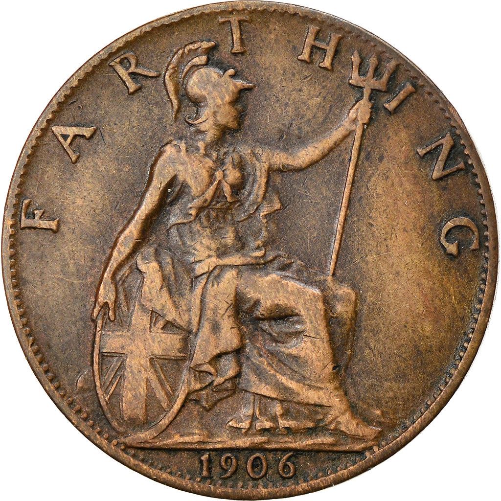 United Kingdom | 1 Farthing Coin | Edward VII | KM:792 | 1902 - 1910