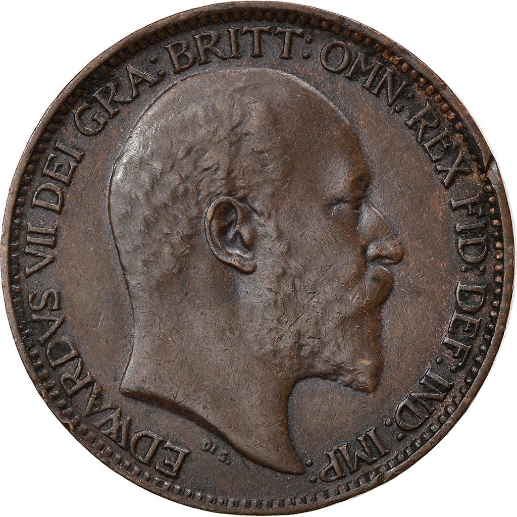 United Kingdom | 1 Farthing Coin | Edward VII | KM:792 | 1902 - 1910