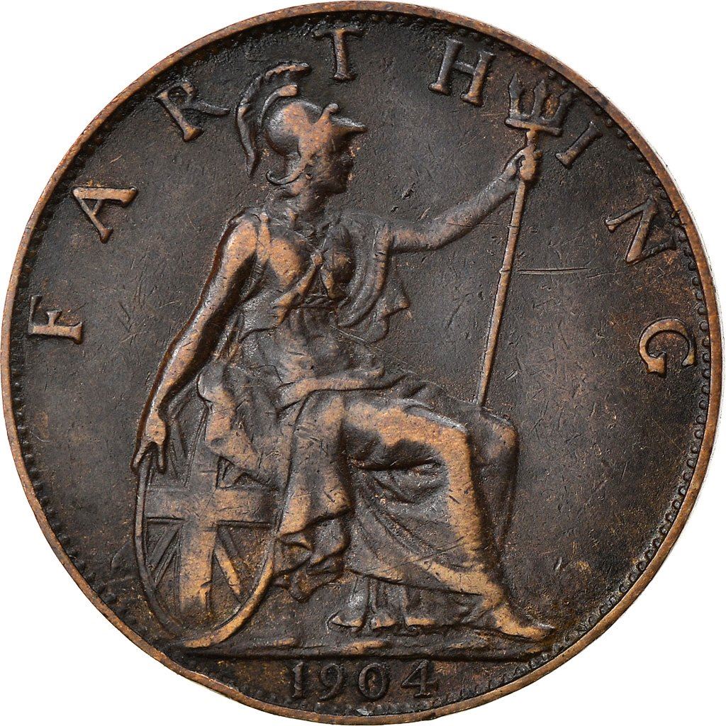United Kingdom | 1 Farthing Coin | Edward VII | KM:792 | 1902 - 1910