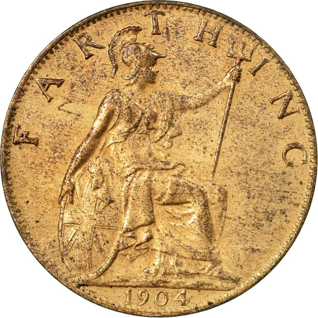 United Kingdom | 1 Farthing Coin | Edward VII | KM:792 | 1902 - 1910