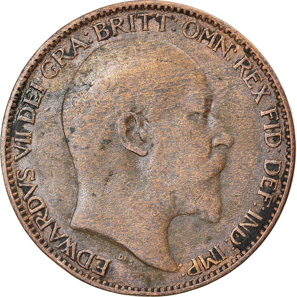 United Kingdom | 1 Farthing Coin | Edward VII | KM:792 | 1902 - 1910