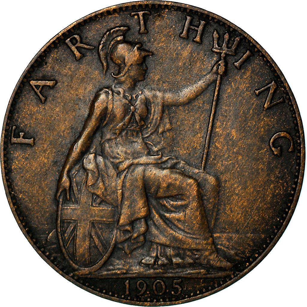 United Kingdom | 1 Farthing Coin | Edward VII | KM:792 | 1902 - 1910
