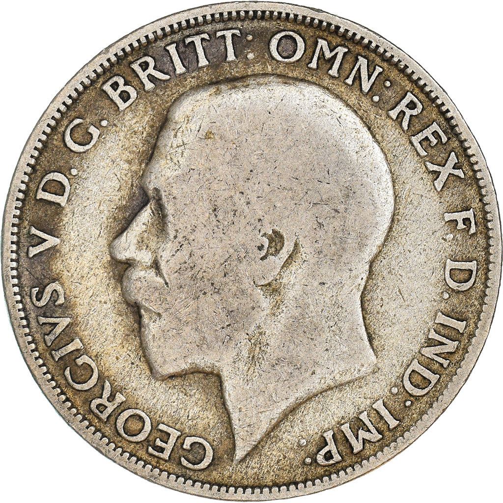 United Kingdom | 1 Florin Coin | George V | KM:817a | 1920 - 1926