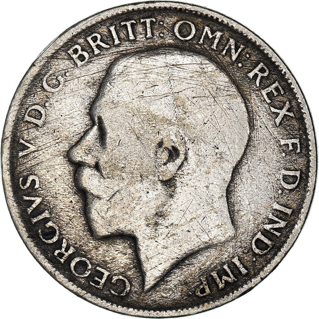 United Kingdom | 1 Florin Coin | George V | KM:817a | 1920 - 1926