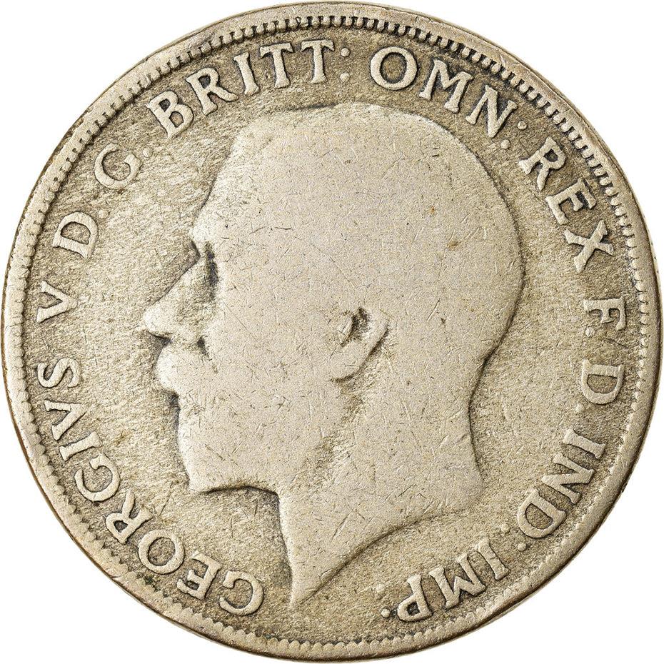 United Kingdom | 1 Florin Coin | George V | KM:817a | 1920 - 1926