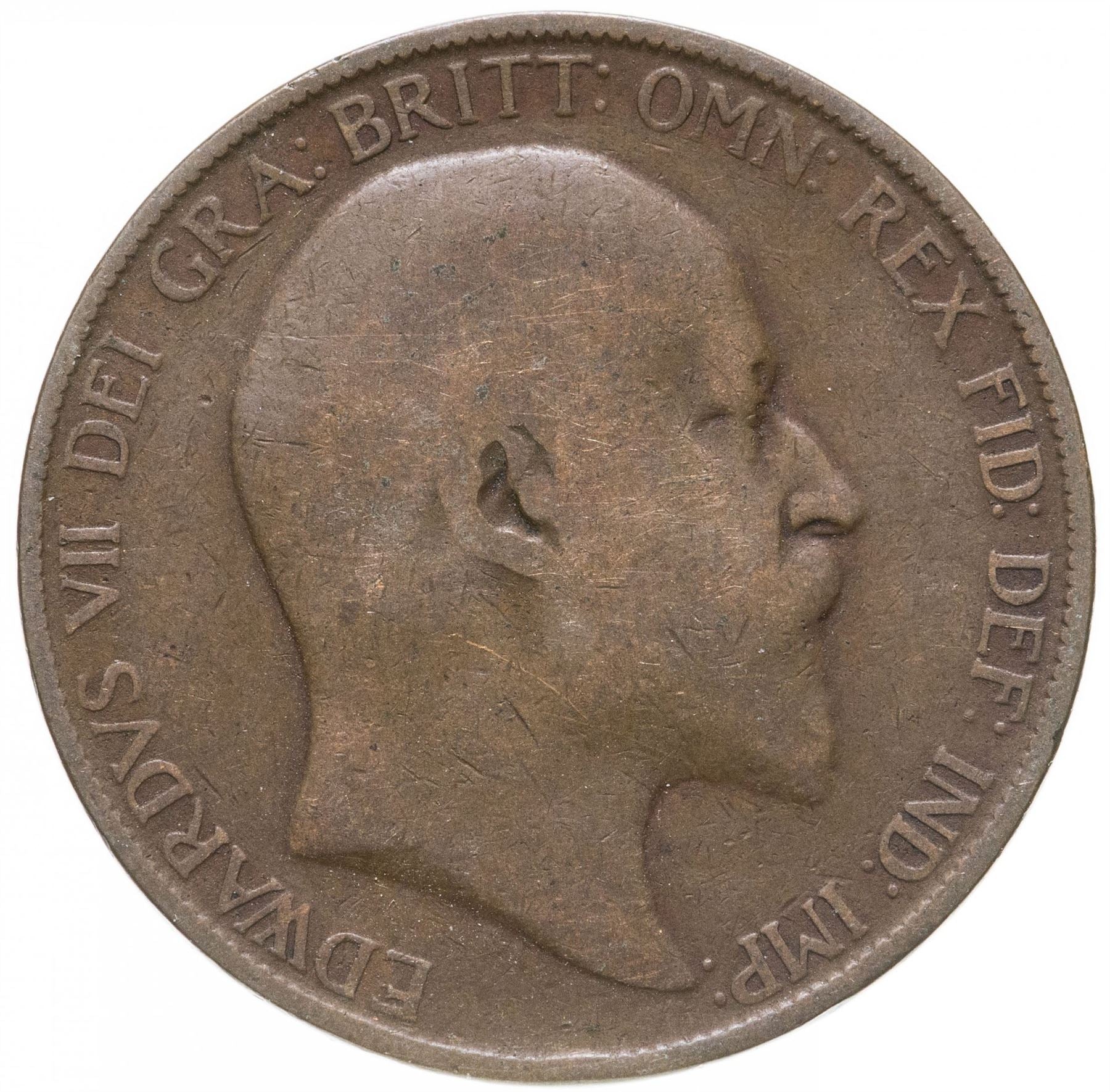 United Kingdom | 1 Penny Coin | Edward VII | Km:794 | 1902 - 1910