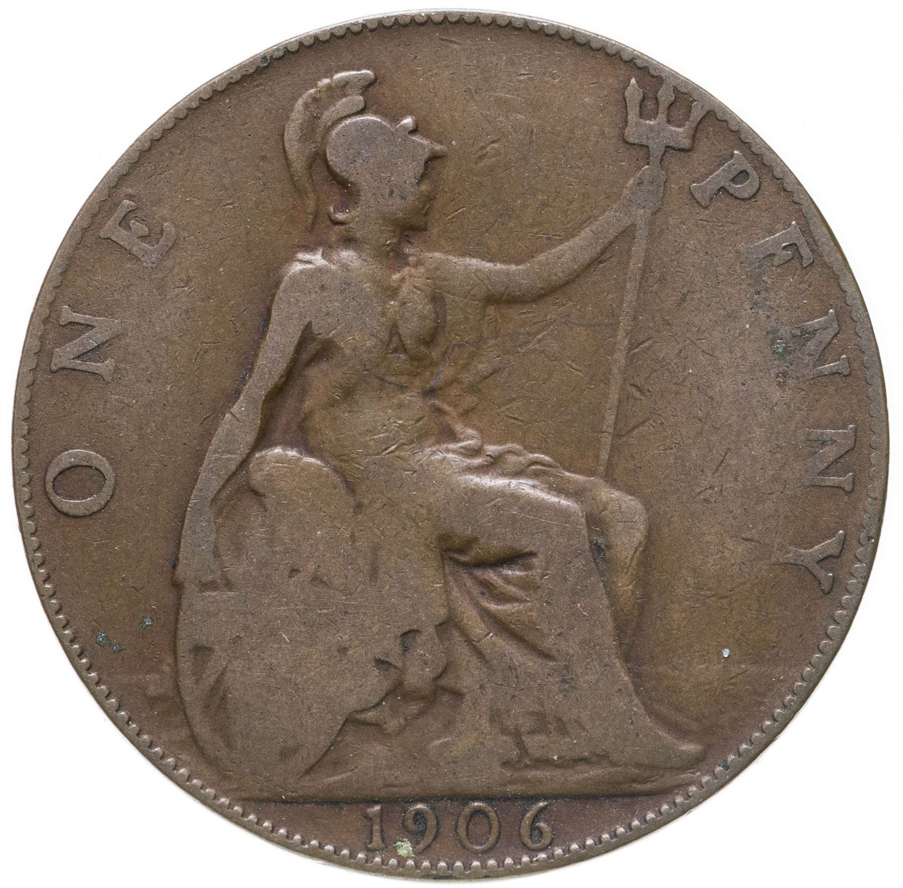 United Kingdom | 1 Penny Coin | Edward VII | Km:794 | 1902 - 1910