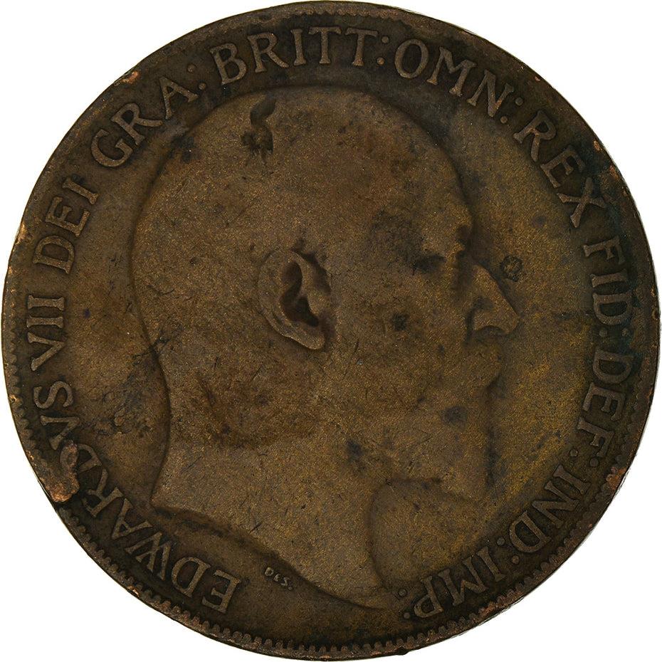 United Kingdom | 1 Penny Coin | Edward VII | Km:794 | 1902 - 1910