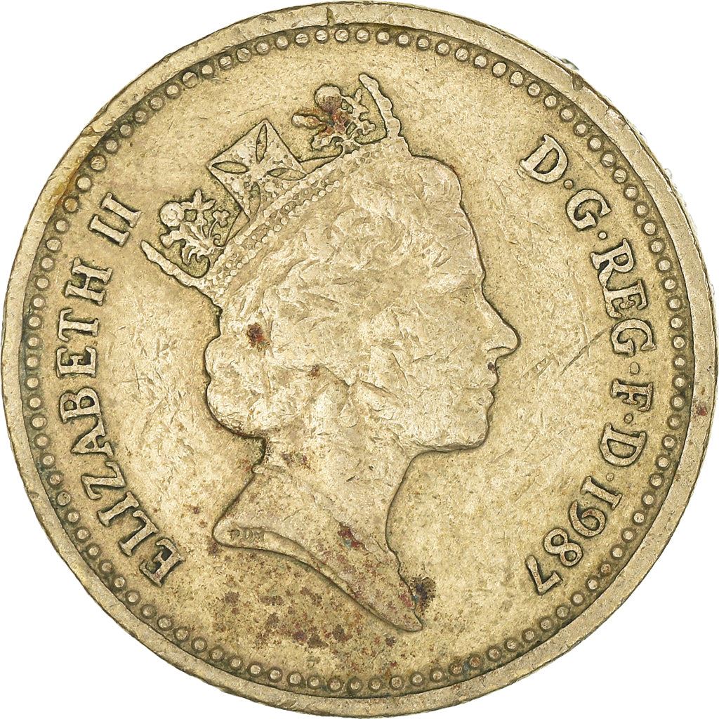 United Kingdom | 1 Pound Coin | English Oak | KM:948 | 1987 - 1992