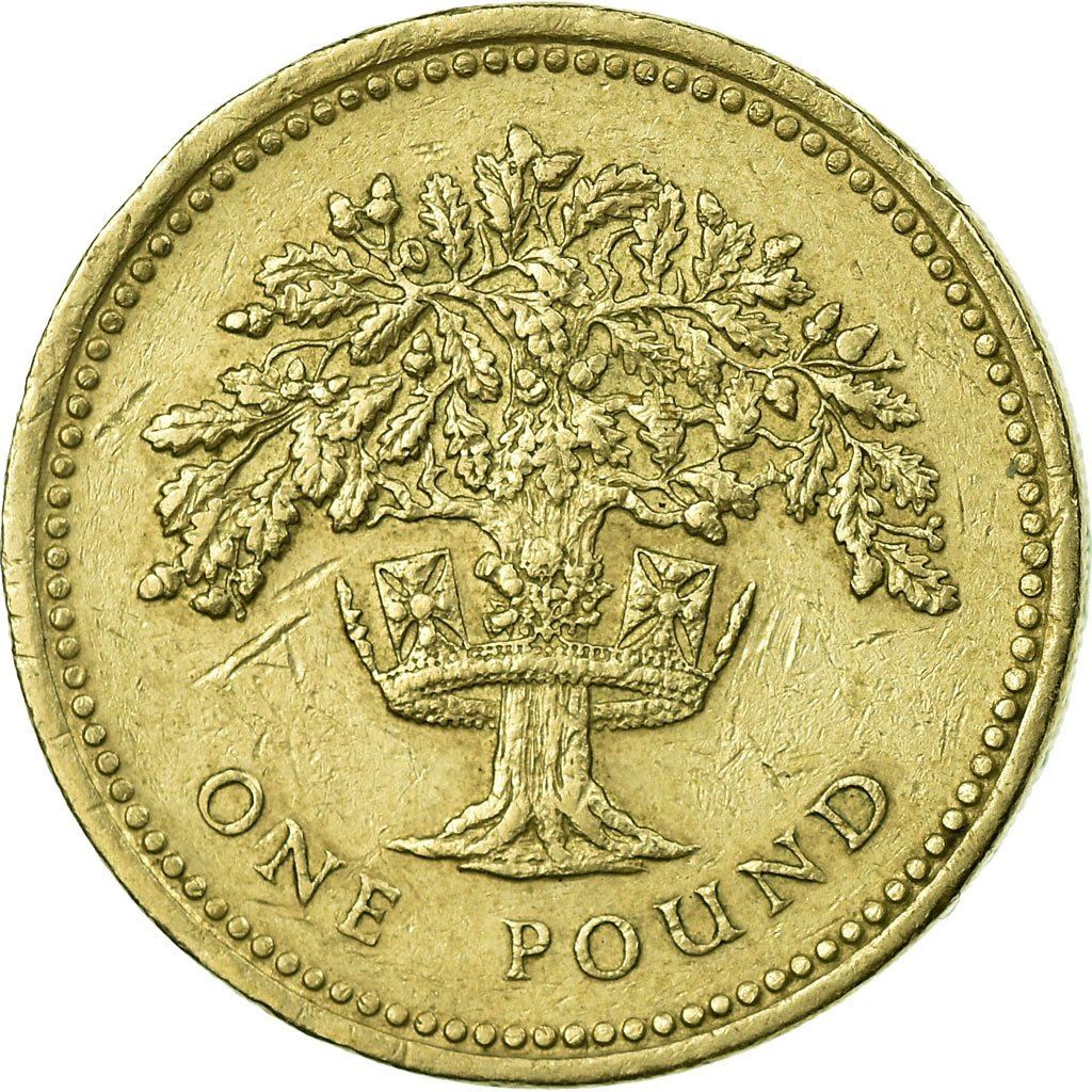 United Kingdom | 1 Pound Coin | English Oak | KM:948 | 1987 - 1992