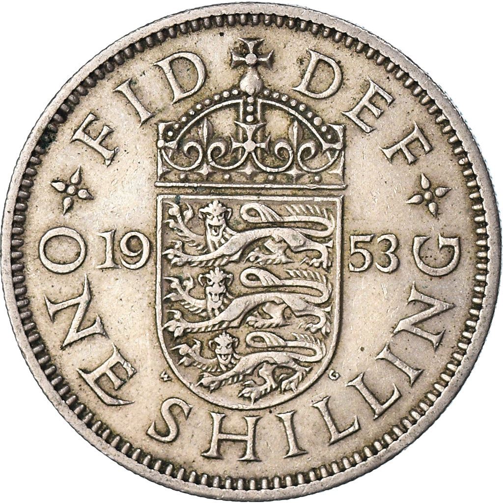 United Kingdom | 1 Shilling Coin | Elizabeth II | Km:890 | 1953