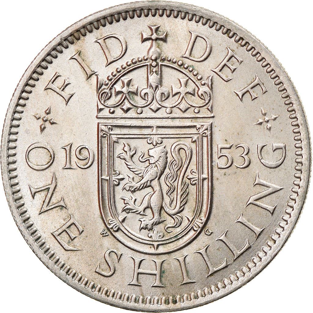 United Kingdom | 1 Shilling Coin | Elizabeth II | Km:891 | 1953