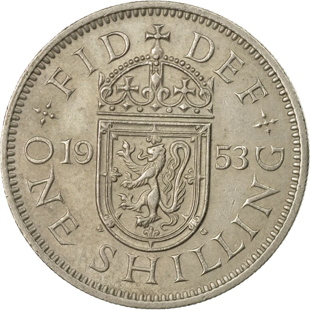 United Kingdom | 1 Shilling Coin | Elizabeth II | Km:891 | 1953