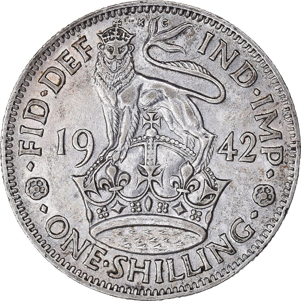 United Kingdom | 1 Shilling Coin | George VI | KM:853 | 1937 - 1946