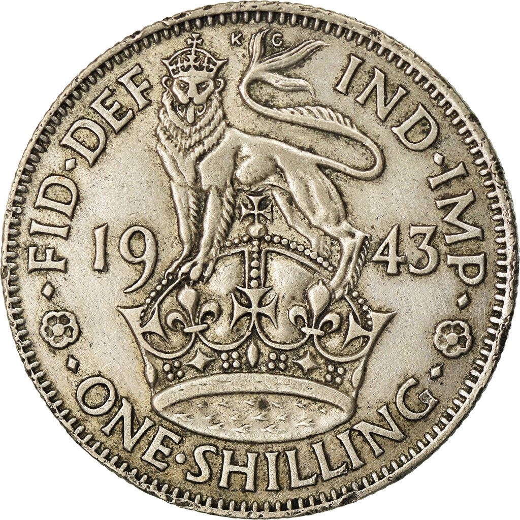 United Kingdom | 1 Shilling Coin | George VI | KM:853 | 1937 - 1946