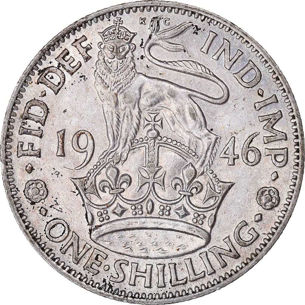 United Kingdom | 1 Shilling Coin | George VI | KM:853 | 1937 - 1946