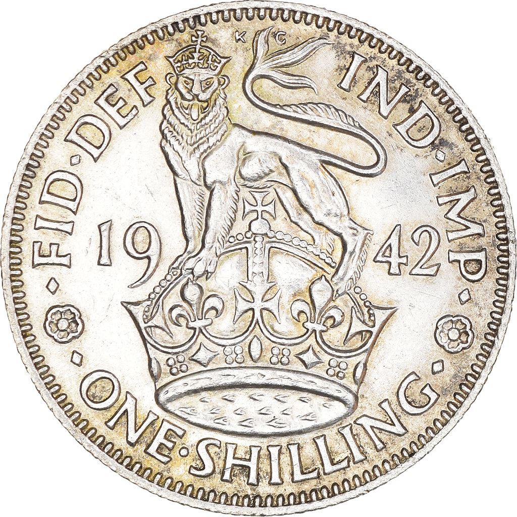 United Kingdom | 1 Shilling Coin | George VI | KM:853 | 1937 - 1946