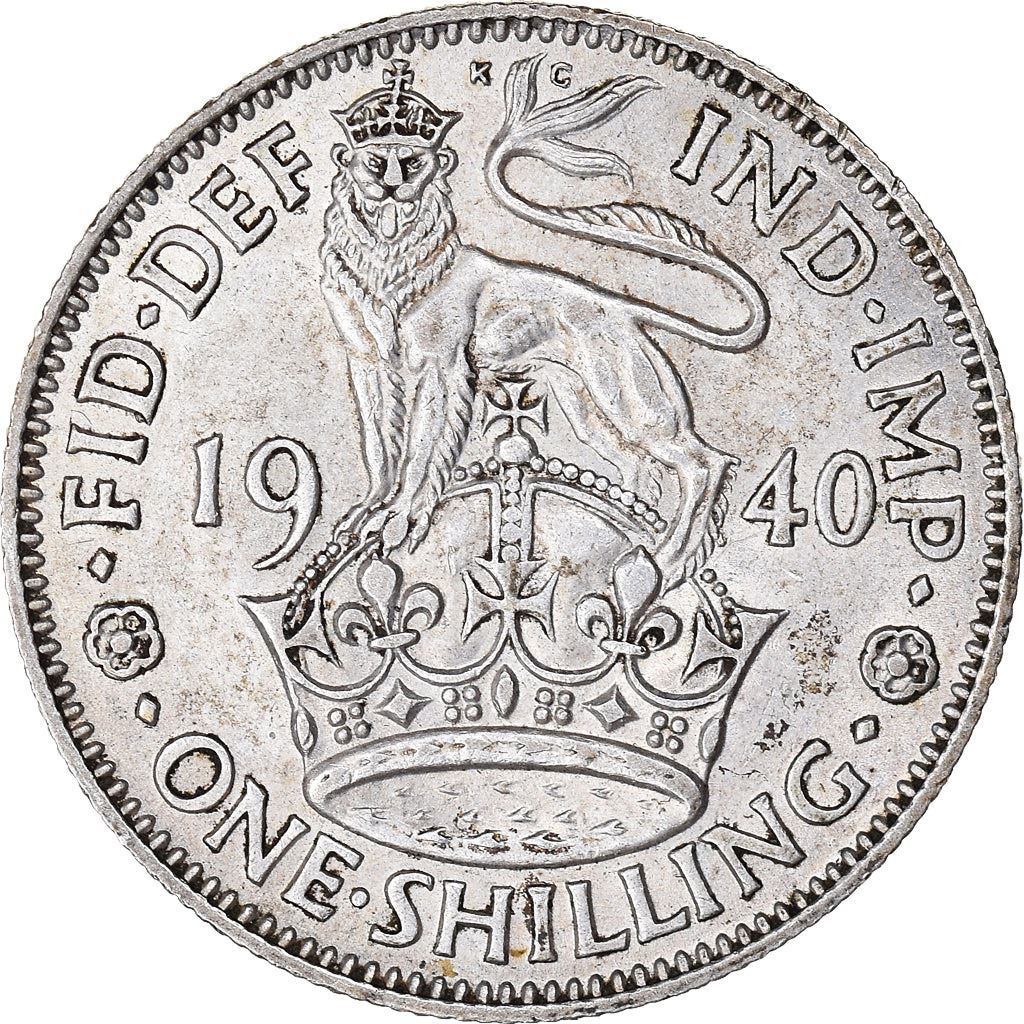 United Kingdom | 1 Shilling Coin | George VI | KM:853 | 1937 - 1946