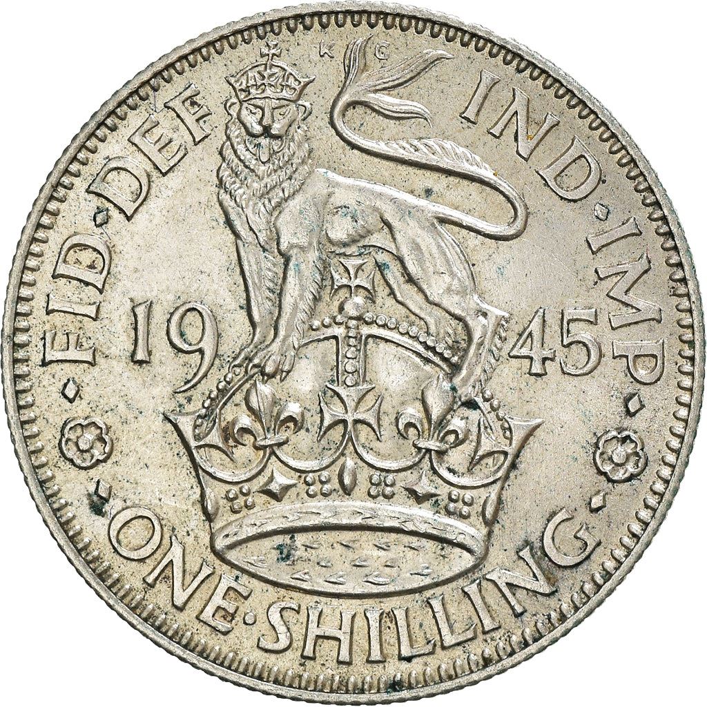 United Kingdom | 1 Shilling Coin | George VI | KM:853 | 1937 - 1946