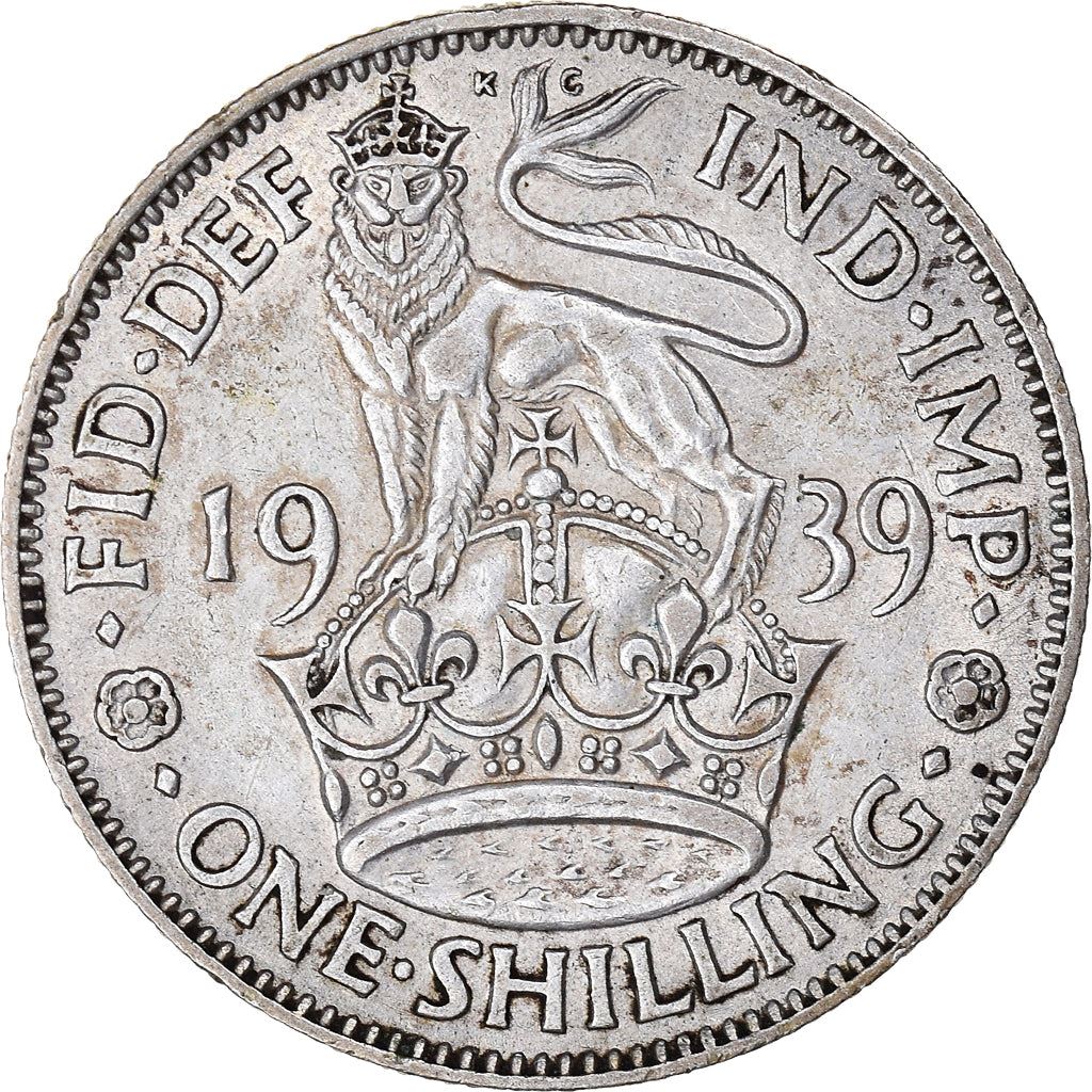 United Kingdom | 1 Shilling Coin | George VI | KM:853 | 1937 - 1946