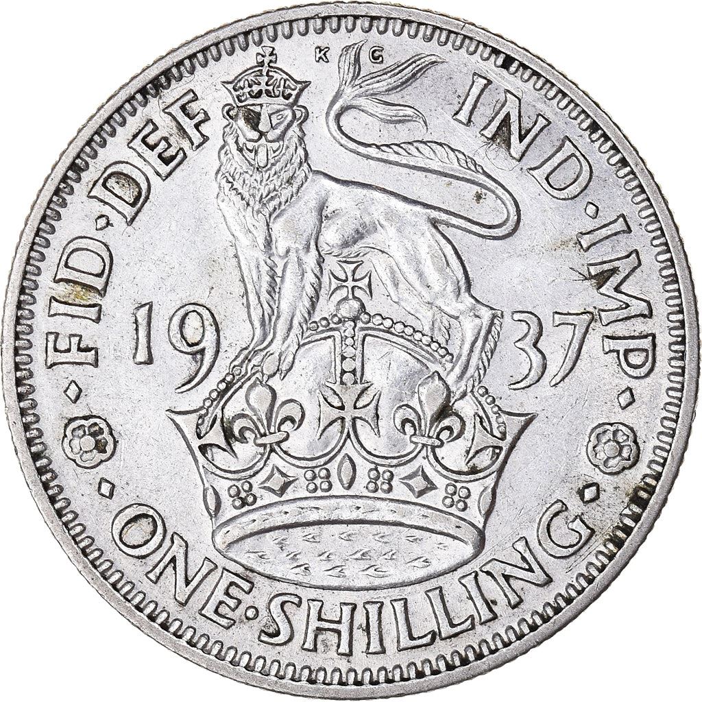 United Kingdom | 1 Shilling Coin | George VI | KM:853 | 1937 - 1946