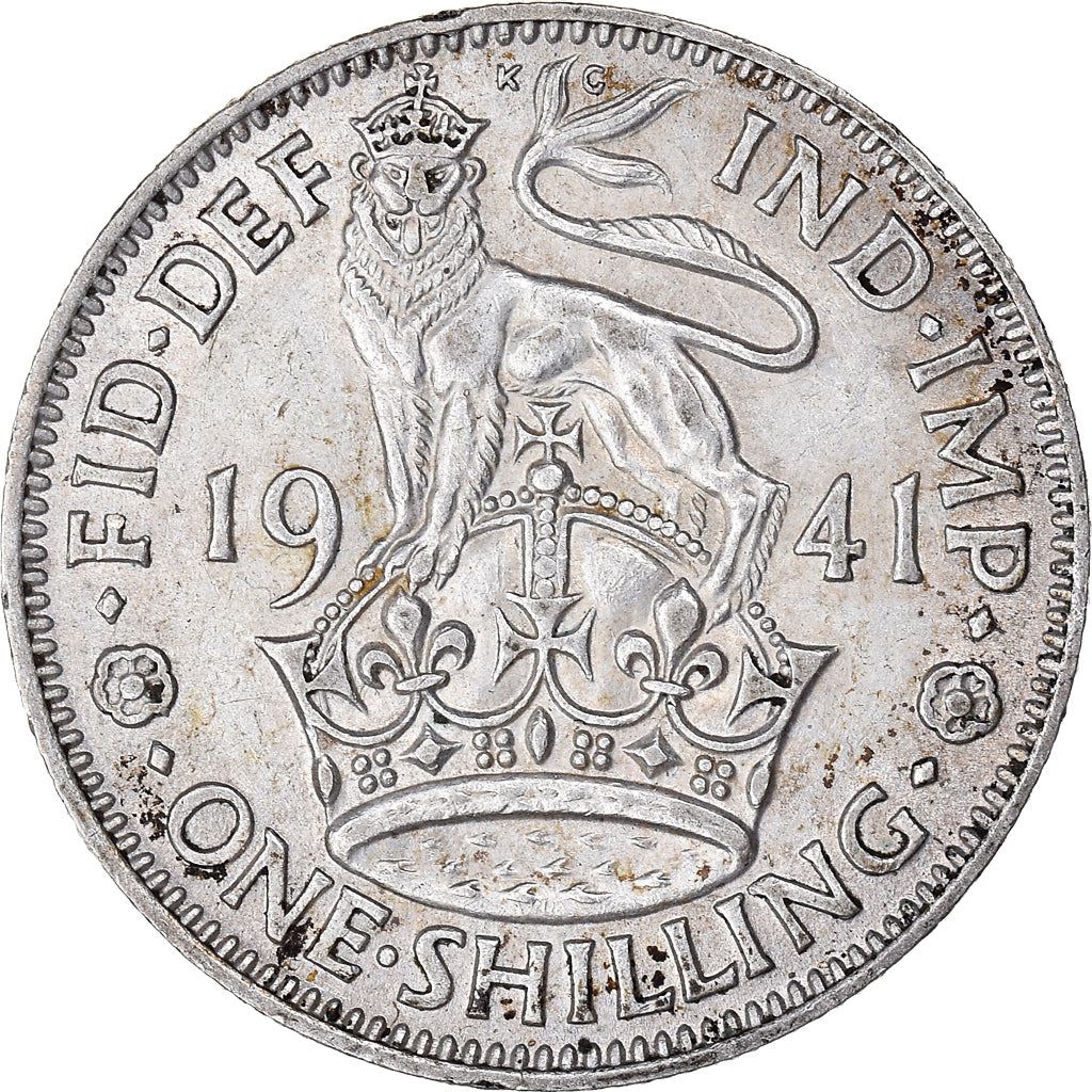 United Kingdom | 1 Shilling Coin | George VI | KM:853 | 1937 - 1946