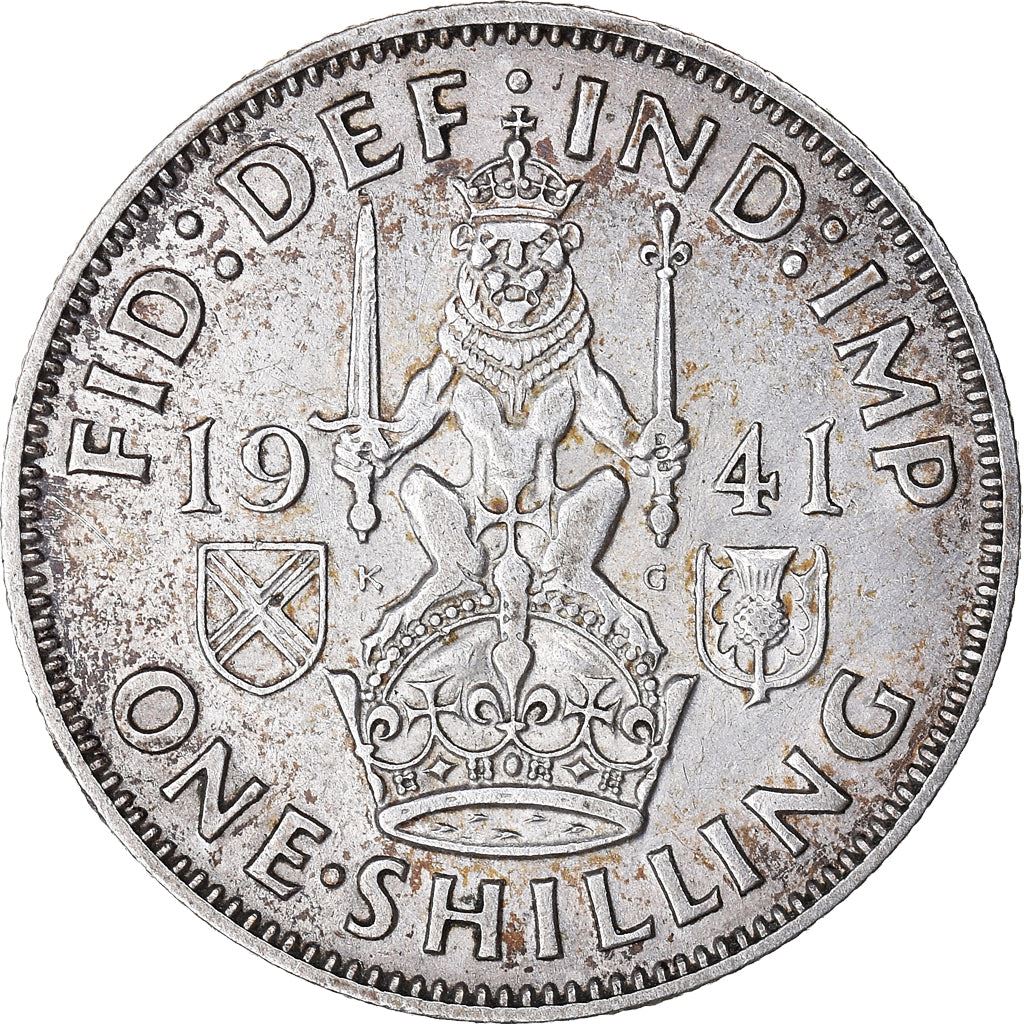 United Kingdom | 1 Shilling Coin | George VI | KM:854 | 1937 - 1946