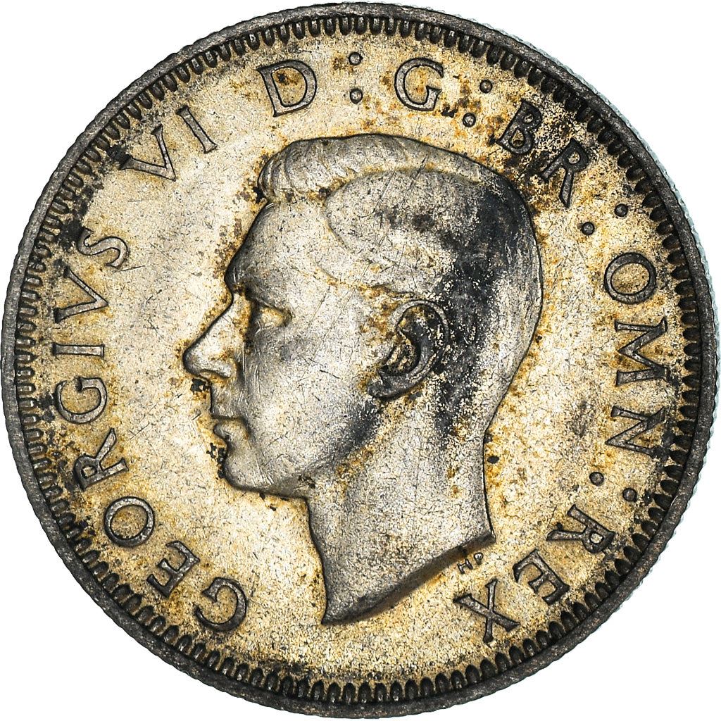 United Kingdom | 1 Shilling Coin | George VI | KM:854 | 1937 - 1946