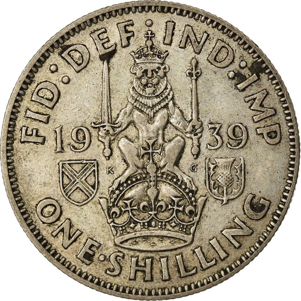 United Kingdom | 1 Shilling Coin | George VI | KM:854 | 1937 - 1946
